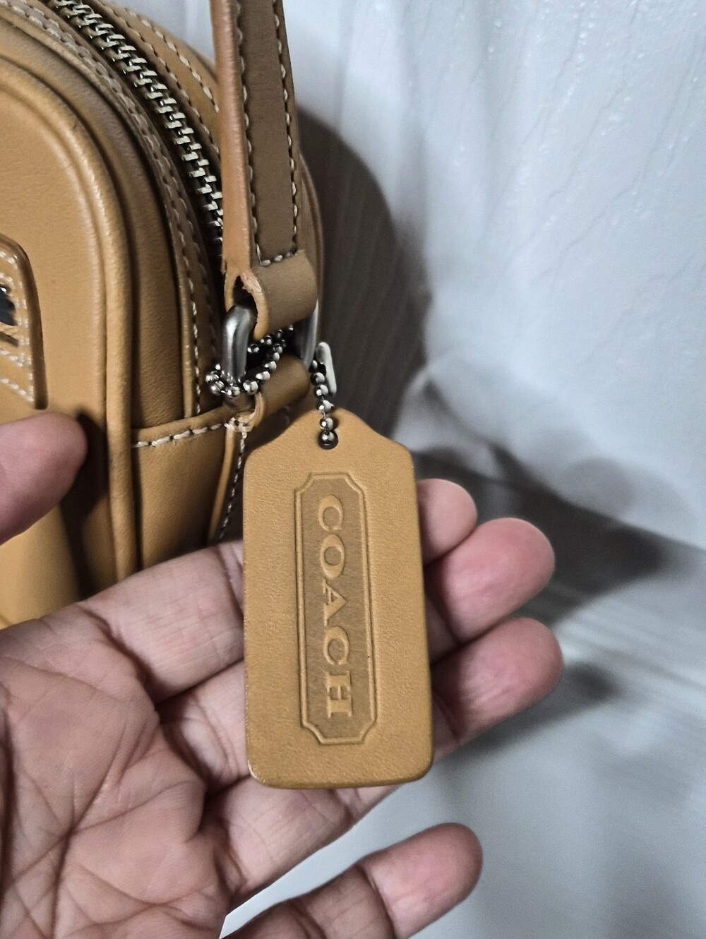 Coach Legacy West Tan Leather Camera Crossbody Bag, Glove-Tanned, Style 9589 - Picture 8 of 14